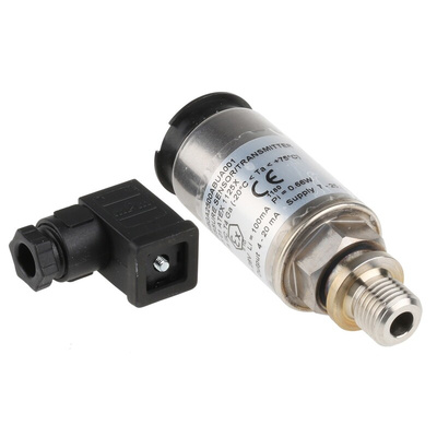 Gems Sensors Pressure Sensor, 0bar Min, 2.5bar Max, Analogue Output, Relative Reading