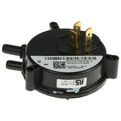 Herga Pressure Sensor, 23.35psi Min, 2.86mbar Max, Differential Reading