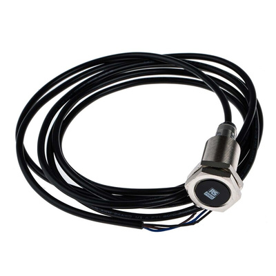 RS PRO Inductive Barrel-Style Proximity Sensor, M18 x 1, 5 mm Detection, PNP Output, 10 → 30 V dc, IP67