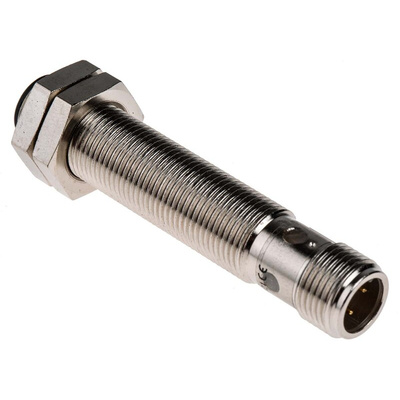 RS PRO Inductive Barrel-Style Proximity Sensor, M12 x 1, 2 mm Detection, PNP Output, 10 → 30 V dc, IP67