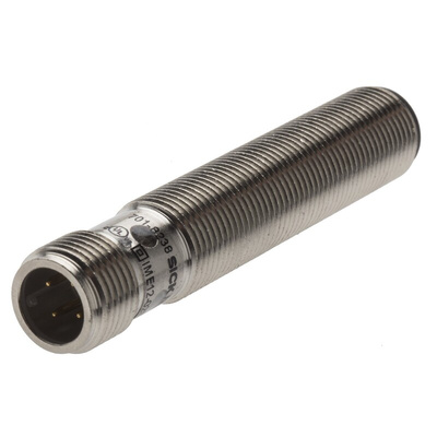 RS PRO Inductive Barrel-Style Proximity Sensor, M12 x 1, 2 mm Detection, NPN Output, 10 → 30 V dc, IP67