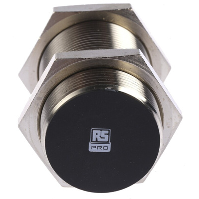 RS PRO Inductive Barrel-Style Proximity Sensor, M30 x 1.5, 10 mm Detection, PNP Output, 10 → 30 V dc, IP67