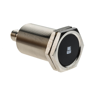 RS PRO Inductive Barrel-Style Proximity Sensor, M30 x 1.5, 10 mm Detection, PNP Output, 10 → 30 V dc, IP67