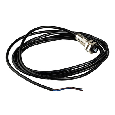 RS PRO Inductive Barrel-Style Proximity Sensor, M12 x 1, 4 mm Detection, NPN Output, 10 → 30 V dc, IP67