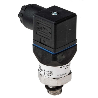 WIKA A-10 Series Pressure Sensor, 0bar Min, 40bar Max, Current Output, Relative Reading