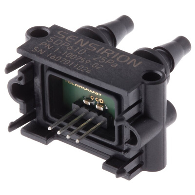 Sensirion SDP600 Series Pressure Sensor, -25Pa Min, 25Pa Max, I2C Output, Differential Reading