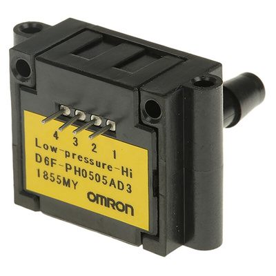 Omron Pressure Sensor, -50Pa Min, 50Pa Max, I2C Output, Differential Reading