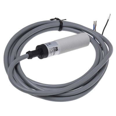 RS PRO Capacitive Barrel-Style Proximity Sensor, M18 x 1, 5 mm Detection, NPN Normally Open Output, 10 → 30 V