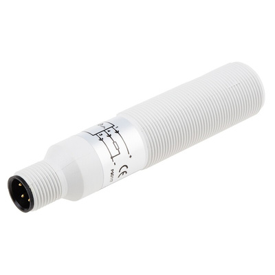 RS PRO Capacitive Barrel-Style Proximity Sensor, M18 x 1, 5 mm Detection, PNP Output, 10 → 30 V dc, IP67