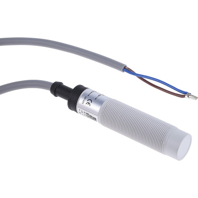 RS PRO Capacitive Barrel-Style Proximity Sensor, M18 x 1, 8 mm Detection, 20 → 250 V ac, IP67