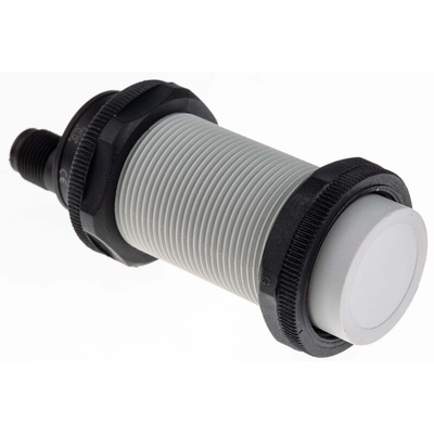 RS PRO Capacitive Barrel-Style Proximity Sensor, M30 x 1.5, 15 mm Detection, PNP Output, 10 → 30 V dc, IP67