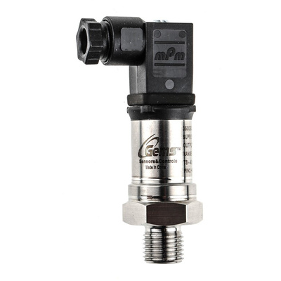Gems Sensors Pressure Sensor, 4bar Max, Current Output, Absolute Reading