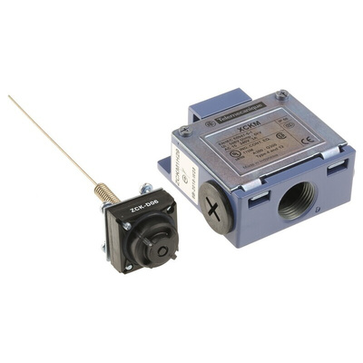 Telemecanique Sensors OsiSense XC Series Coil Spring Limit Switch, NO/NC, IP66, DP, Zinc Alloy Housing, 240V ac Max,