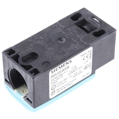 Siemens 3SE5 Series Plunger Interlock Switch, NO/NC, IP65, Plastic Housing