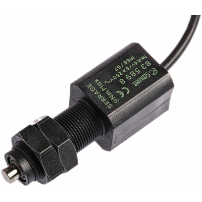 Crouzet Plunger Limit Switch, NO/NC, IP66, IP67, SP, Thermoplastic Housing, 250V ac Max, 5A Max