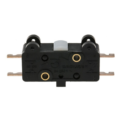 Crouzet Plunger Limit Switch, NO/NC, SPDT, Polyamide Housing, 250V ac Max, 17.5A Max