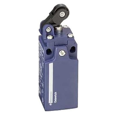 Telemecanique Sensors OsiSense XC Series Plunger Roller Lever Limit Switch, NO/NC, IP65, DP, Plastic Housing, 240V ac
