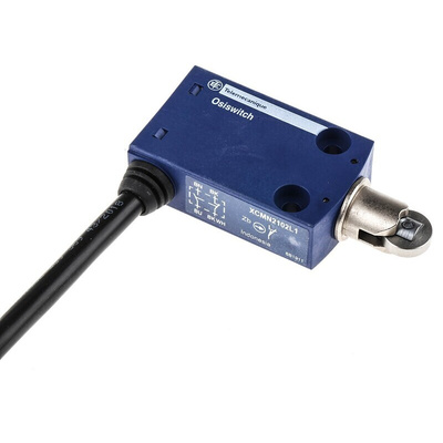 Telemecanique Sensors OsiSense XC Series Roller Plunger Limit Switch, NO/NC, IP65, DP, Plastic Housing, 240V ac Max, 6A