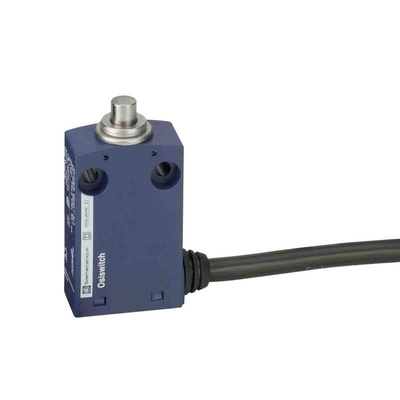 Telemecanique Sensors OsiSense XC Series Spring Plunger Limit Switch, NO/NC, IP65, DP, Plastic Housing, 240V ac Max, 6A