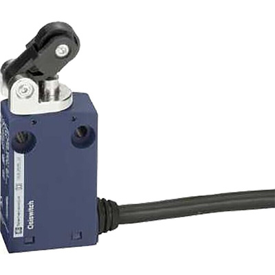 Telemecanique Sensors OsiSense XC Series Plunger Roller Lever Limit Switch, NO/NC, IP65, DP, Plastic Housing, 240V ac