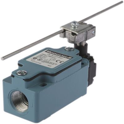 Honeywell GLA Series Plunger Limit Switch, NO/NC, IP67, SPDT, Die Cast Zinc Housing, 600V ac Max, 10A Max