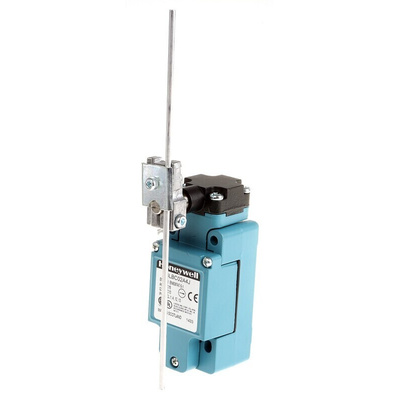 Honeywell GLB Series Rod Limit Switch, NO/NC, IP67, SPDT, Die Cast Zinc Housing, 600V ac Max, 10A Max