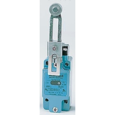Honeywell GLF Series Adjustable Roller Lever Limit Switch, NO/NC, IP67, SPDT, Die Cast Zinc Housing, 250V ac Max, 10A