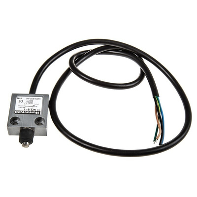 Honeywell 14CE Series Plunger Limit Switch, NO/NC, IP66, SPDT, Die Cast Zinc Housing, 240V ac Max, 5A Max