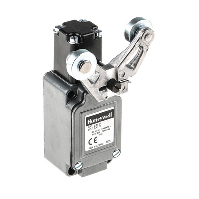 Honeywell LS Series Fork Roller Lever Limit Switch, NO/NC, IP67, SPDT, Die Cast Zinc Housing, 480V ac Max, 10A Max