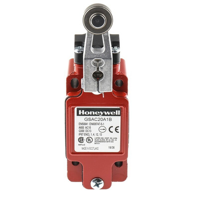 Honeywell GSA Series Roller Limit Switch, 2NO/2NC, IP67, 4P, Metal Housing, 600V ac Max