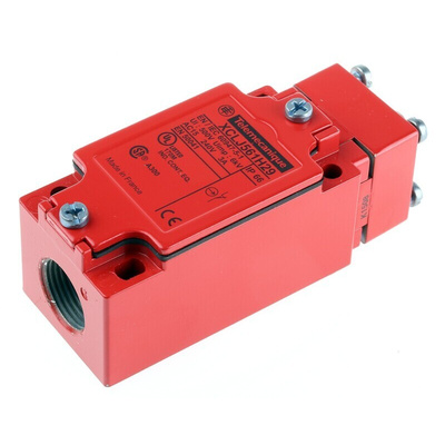 Telemecanique Sensors XCL-J Series Plunger Safety Limit Switch, NO/NC, IP66, Metal Housing