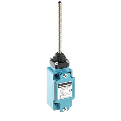 Honeywell GLA Series Coil Spring Limit Switch, NO/NC, IP67, SPDT, Die Cast Zinc Housing, 600V ac Max, 6A Max
