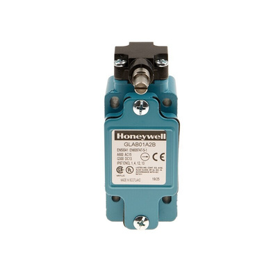 Honeywell GLA Series Adjustable Roller Lever Limit Switch, NO/NC, IP67, SPDT, Die Cast Zinc Housing, 600V ac Max, 6A Max
