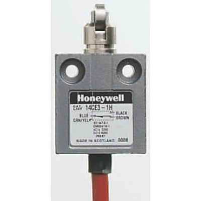 Honeywell 14CE Series Plunger Limit Switch, NO/NC, IP65, 240V ac Max, 3A Max