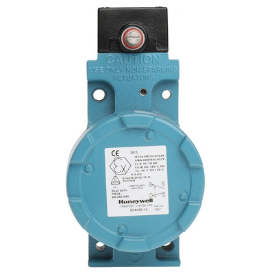 Honeywell BX Series Roller Lever Limit Switch, NO/NC, IP67, SPDT, Aluminium Housing, 600V ac Max, 10A Max