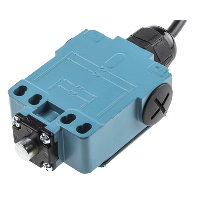 Honeywell GXE Series Plunger Limit Switch, NO/NC, IP67, SPDT, Die Cast Zinc Housing, 240V ac Max, 4A Max