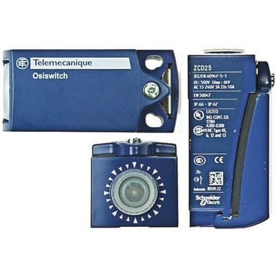 Telemecanique Sensors OsiSense XC Series Limit Switch, NO/NC, DP, Metal Housing, 240V ac Max, 1.5A Max