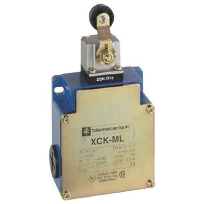 Telemecanique Sensors OsiSense XC Series Plunger Limit Switch, NO/NC, IP66, 4P, Zinc Alloy Housing, 240V ac Max, 10A Max