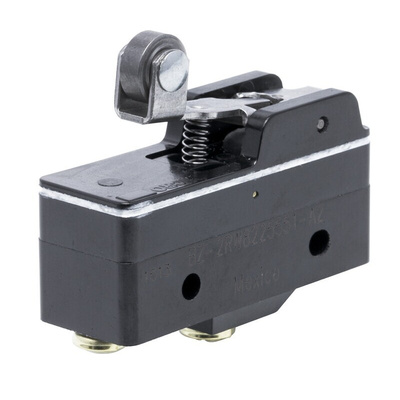 Honeywell BZ Series Roller Lever Limit Switch, SPDT, Plastic Housing, 250V ac Max, 15A Max
