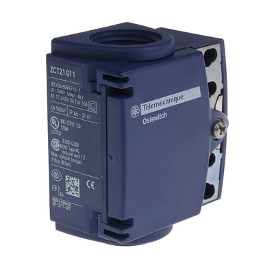 Telemecanique Sensors OsiSense XC Series Limit Switch, NO/NC, IP66, IP67, DP, Plastic Housing, 240V ac Max, 10A Max