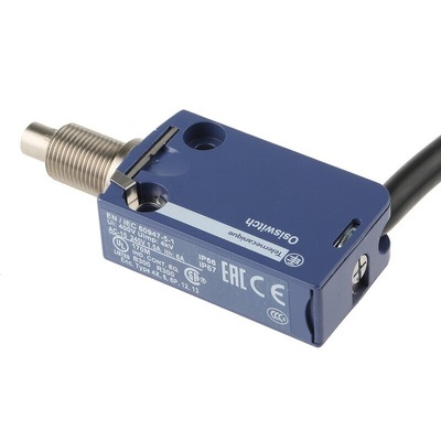 Telemecanique Sensors OsiSense XC Series Plunger Limit Switch, NO/NC, IP66, IP67, IP68, DP, Zinc Alloy Housing, 240V ac