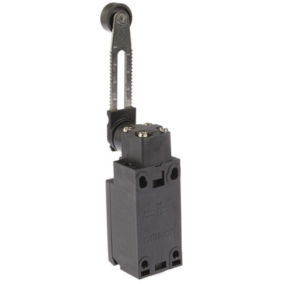 Omron D4N Series Roller Lever Interlock Switch, NO/NC, DPST