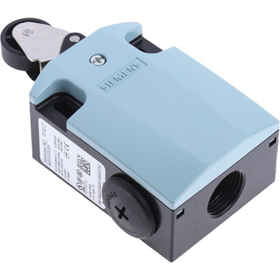 Siemens 3SE5 Series Roller Lever Top Plunger, NO/NC, IP66, IP67, DPST, Metal Housing