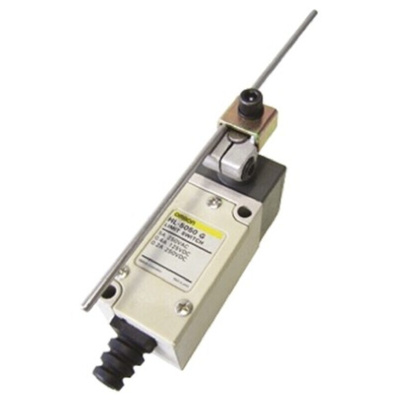 Omron Roller Lever Limit Switch, NO/NC, IP65, SPST, 250V ac Max, ac 5 A, dc 400mA Max