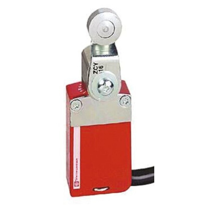 Telemecanique Sensors XCSM Series Roller Lever Top Plunger, 2NC/1NO, 3P, Metal Housing
