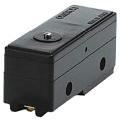 Omron Plunger Limit Switch, NO/NC, IP62, SPDT, Thermosetting Resin Housing, 500V ac Max, 15A Max