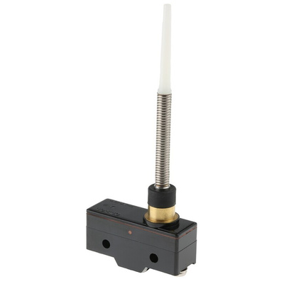 Omron Coil Spring Limit Switch, NO/NC, IP62, SPDT, Thermosetting Resin Housing, 250V ac Max, 15A Max