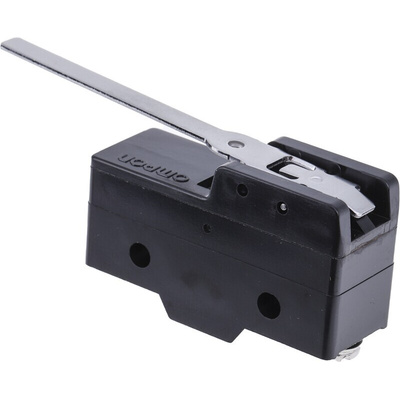 Omron Lever Limit Switch, NO/NC, IP00, SPDT, Thermosetting Resin Housing, 500V ac Max, 15A Max