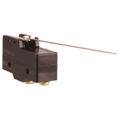 Omron Lever Limit Switch, NO/NC, IP00, SPDT, Thermosetting Resin Housing, 250V ac Max, 15A Max