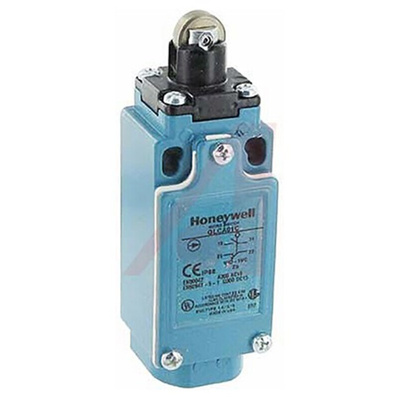 Honeywell GLC Series Roller Plunger Limit Switch, NO/NC, IP66, SPDT, Die Cast Zinc Housing, 600V ac Max, 10A Max